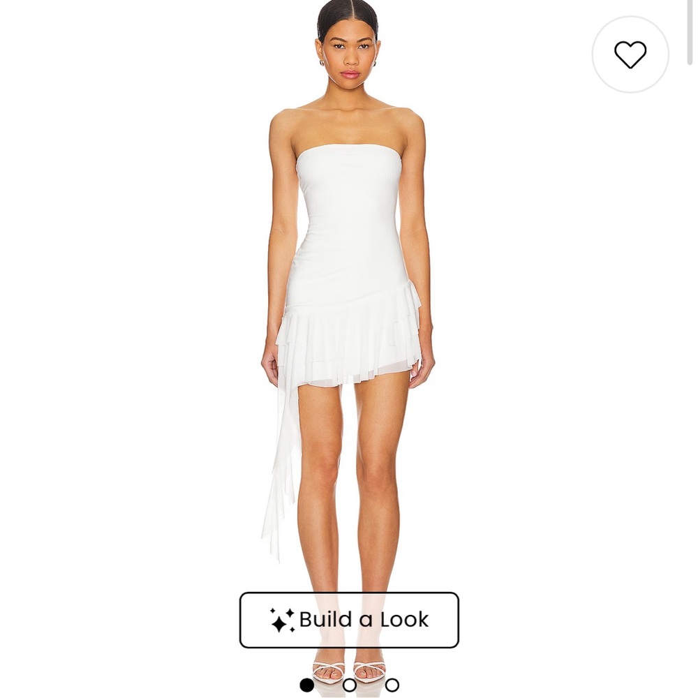 Majorelle white mini dress